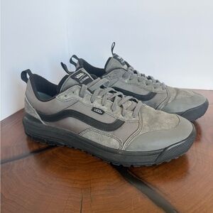 Vans Men's Charcoal and Black Sneakers